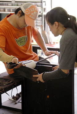 ガラス工房るん 宮崎英彦 氏・宮崎恵巳 氏
