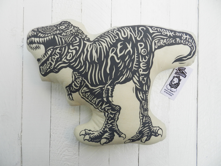 オーガニック・クッション　ディノ／恐竜（大）イメージ