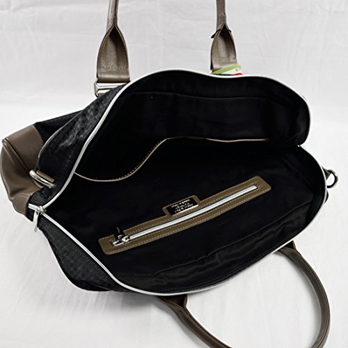 Orobianco 7025991 オロビアンコ  ビジネスバッグ/ブリーフケース　千鳥ブラック/ブロンズレザー 画像2