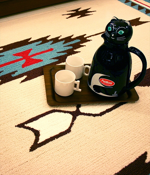 ARTWORK STUDIO TR-4276CR 「Native rug（ネイティブラグ）」Chimayo（チマヨ柄）Sサイズ （クリーム） 画像4