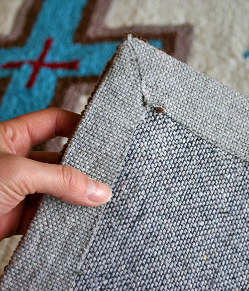 ARTWORK STUDIO TR-4277L/BL 「Native rug（ネイティブラグ）」Cross（クロス柄）Sサイズ （ライトブルー） 画像4