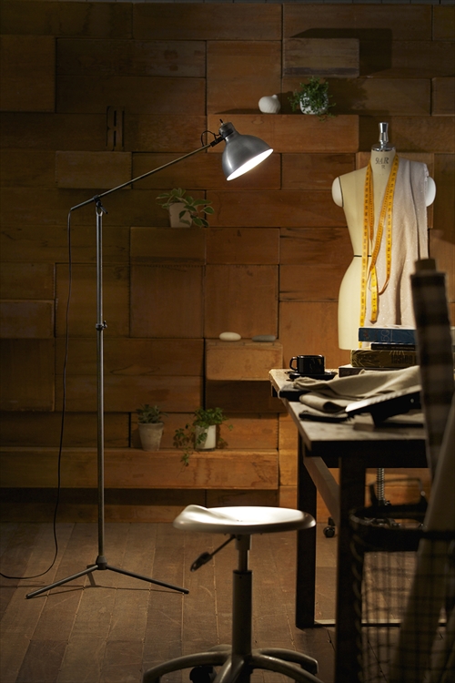 ARTWORK STUDIO AW-0294Z-V/ME Soho-floor lamp (ソーホーフロアーランプ)　ビンテージメタル 画像1