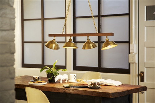 ARTWORK STUDIO AW-0386Z-WN Remington 4-pendant (レミントン4ペンダント) 　ウォールナット 画像1