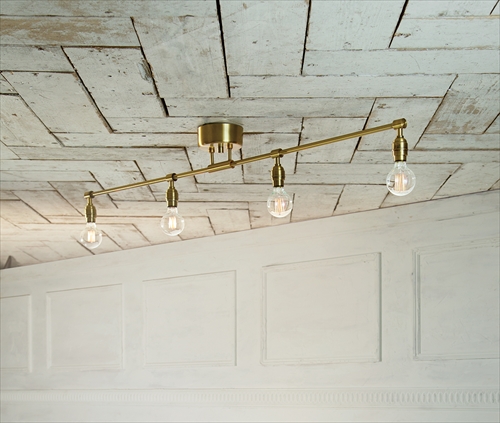 ARTWORK STUDIO AW-0460Z-GD Laiton 4-ceiling lamp (レイトン4シーリングランプ)　ゴールド 画像1