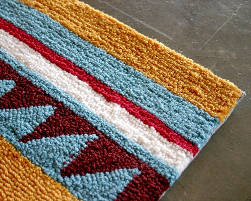 ARTWORK STUDIO TR-4276OR 「Native rug（ネイティブラグ）」Chimayo（チマヨ柄）Sサイズ （オレンジ） 画像1