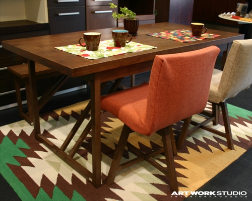 ARTWORK STUDIO TR-4282GN  「Native rug（ネイティブラグ）」Ganado（ガナード柄）Mサイズ （グリーン） 画像1