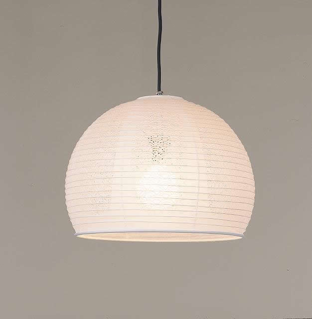 林工芸 TP-1151 林工芸 TP-1151(LED) 和紙ペンダント/レース和紙 青海波 窓灯りシリーズ 画像1