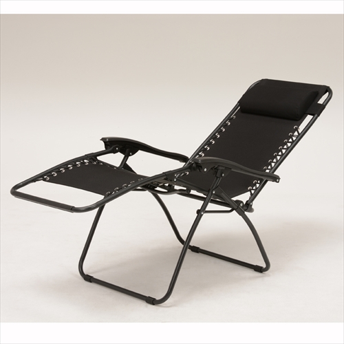  LC-4610BK リラックスチェアー(ブラック) 画像1