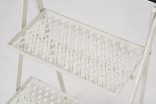  LBC-4822AW ガーデンシリーズ　ボードキャビネット(アンティークホワイト)　 画像1