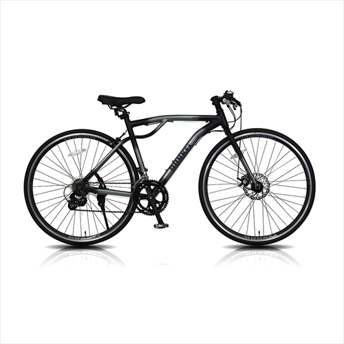 WACHSEN BAC-700-BK 700Cアルミクロスバイク14段変速　DUNKEL 画像1