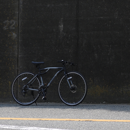 WACHSEN BAC-700-BK 700Cアルミクロスバイク14段変速　DUNKEL 画像3