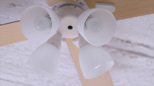  IF-101-WH シーリングファン 4灯 ホワイト　LEDランプ付 画像3