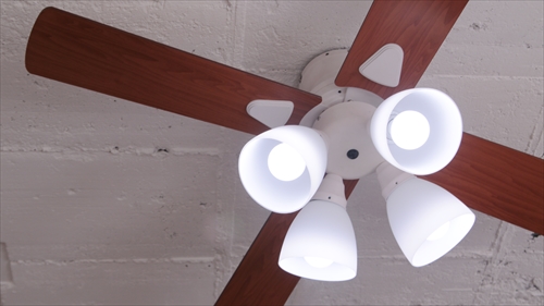  IF-101-WH シーリングファン 4灯 ホワイト　LEDランプ付 画像6