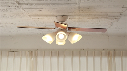  IF-102-WH シーリングファン 6灯 ホワイト　LEDランプ付 画像6