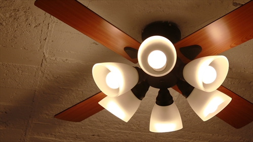  IF-102-BK シーリングファン 6灯 ブラック　LEDランプ付 画像4