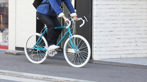 WACHSEN BSR-2401-BL 24インチアルミロードバイク　14段変速 HimmelsBL（ターコイズブルー 画像4