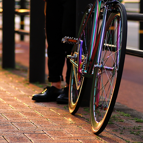 WACHSEN BSS-MG7001 700Cクロモリシングルスピード　Chameleon 画像12