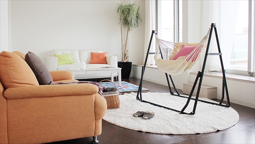  SFF-03-BK 2WAY自立式ポータブルハンモック　&ハンモックチェア C-1 -BLACK- 画像6