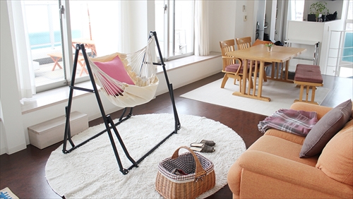  SFF-03-BK 2WAY自立式ポータブルハンモック　&ハンモックチェア C-1 -BLACK- 画像7