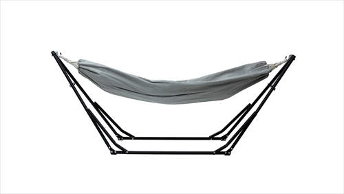  SFF-03-BK 2WAY自立式ポータブルハンモック　&ハンモックチェア C-1 -BLACK- 画像1