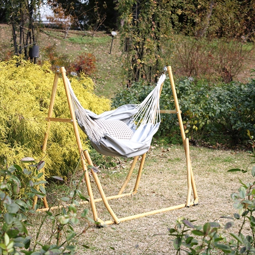  SFF-04-WD 3WAY自立式ポータブルハンモック　&ハンモックチェア +One C-2 -WOOD- 画像8