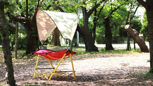  SFF-06-RD 自立式ポータブルハンモック　ルーフ付ハンモックシアターセット 画像6