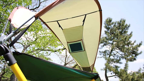  SFF-06-BR 自立式ポータブルハンモック　ルーフ付ハンモックシアターセット 画像5