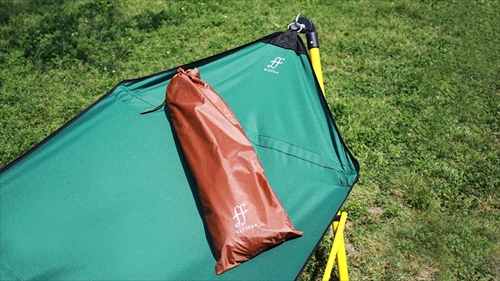  SFF-06-GR 自立式ポータブルハンモック　ルーフ付ハンモックシアターセット 画像9