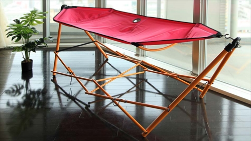  SFF-06-PK 自立式ポータブルハンモック　ルーフ付ハンモックシアターセット 画像1