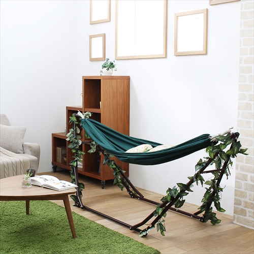  SFF-07 3WAY自立式ポータブルガーデンハンモック　&ハンモックチェア +One -WOOD- 画像2