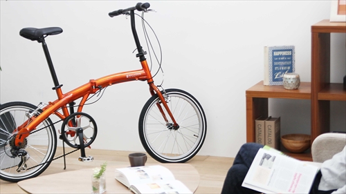 WACHSEN WBA-2001 20インチアルミフレーム6段変速　折りたたみ自転車 ORAN 画像6