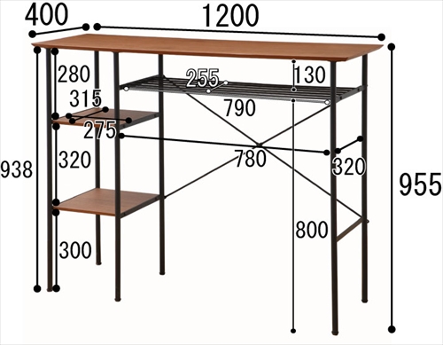  ANT-2399BR カウンターテーブル 画像18