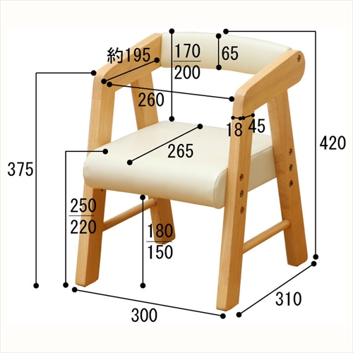  KDC-2401PI  PVCﾁｪｱｰ(肘付き) 画像9