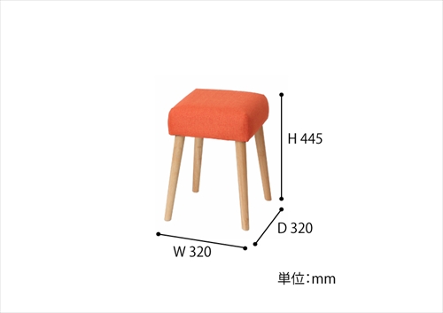  ST-2796LBL スツール（スクエアー） 画像5