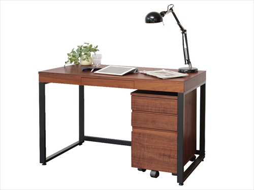  T-2546BR Walnut DeskW1100 画像4