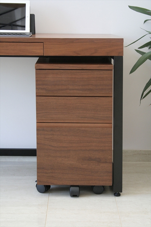  T-2546BR Walnut DeskW1100 画像12