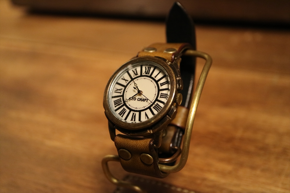 LEO CRAFT BS-GW132 ハンドメイド　手作り腕時計 画像1