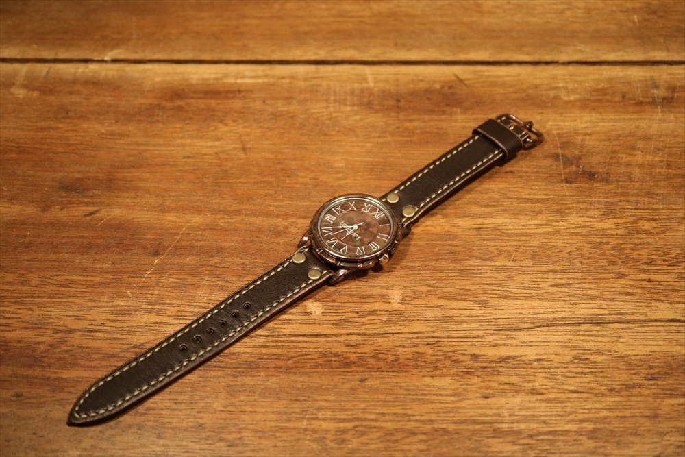 LEO CRAFT PB-GW351 ハンドメイド　手作り腕時計 画像1