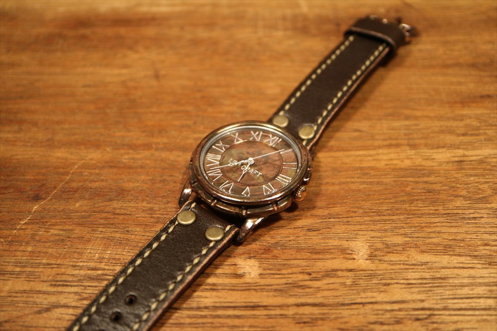 LEO CRAFT PB-GW351 ハンドメイド　手作り腕時計 画像4