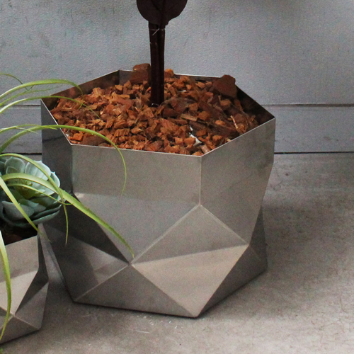 三代目板金屋 hexagon-bowl hexagon　鉢カバー　大 画像3