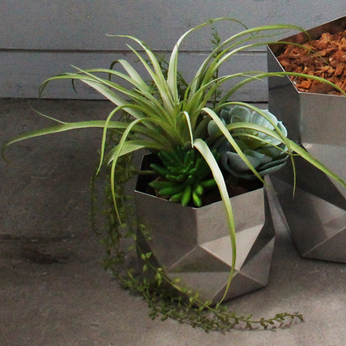 三代目板金屋 hexagon-sbowl hexagon　鉢カバー　小 画像3