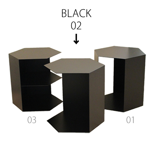 三代目板金屋 honeycomb-02-bk honeycomb 前面開放型　スチール製 画像3