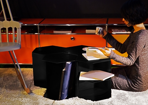 三代目板金屋 honeycomb-03-cl honeycomb 前面開放型(棚板付き)　ステンレス製 画像6