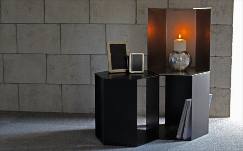 三代目板金屋 honeycomb-03-cl honeycomb 前面開放型(棚板付き)　ステンレス製 画像5