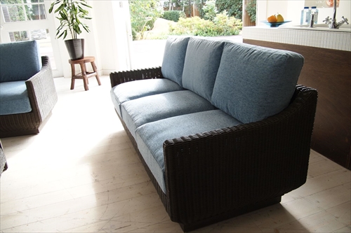 サンフラワーラタン C126-3GYR Breeze 3Pソファ 画像4