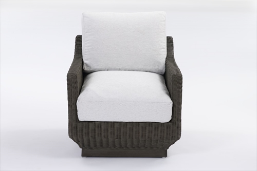 サンフラワーラタン C126-1GYW Breeze 1Pソファ 画像1