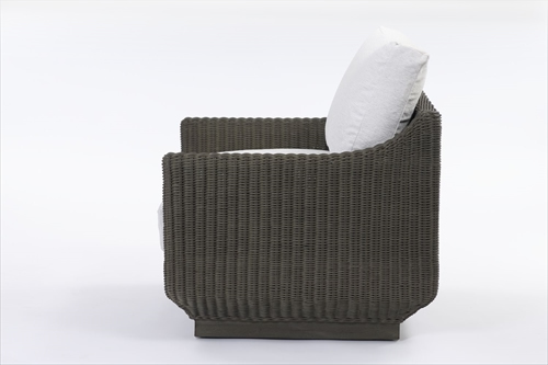 サンフラワーラタン C126-1GYW Breeze 1Pソファ 画像2