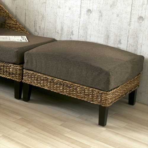 サンフラワーラタン C146-1AT バナナリーフ オットマン 画像1