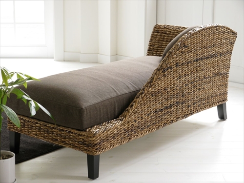 サンフラワーラタン C148-3AT バナナリーフ カウチソファ 画像3