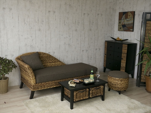 サンフラワーラタン C205AT バナナリーフ スツール 画像3